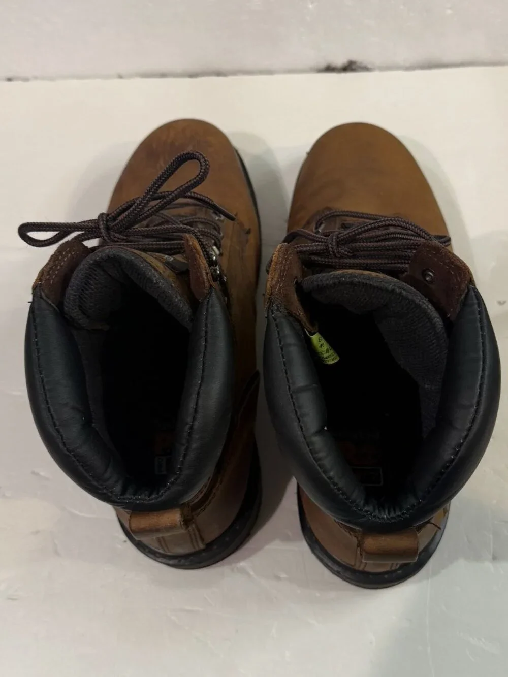 Timberland Pro Boots 33034 Men’s Size 12 Brown 24/7 Pit Boss Steel Toe Safety